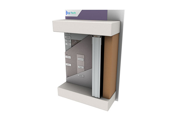 Лабораторный стенд "Отделка помещений с применением ГВЛ и ГКЛ листов"